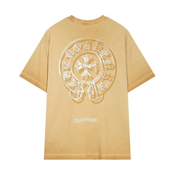 【使い勝手抜群】クロムハーツ スクロール ロゴ 半袖 Tシャツ レプリカ 2色 Kuk19171